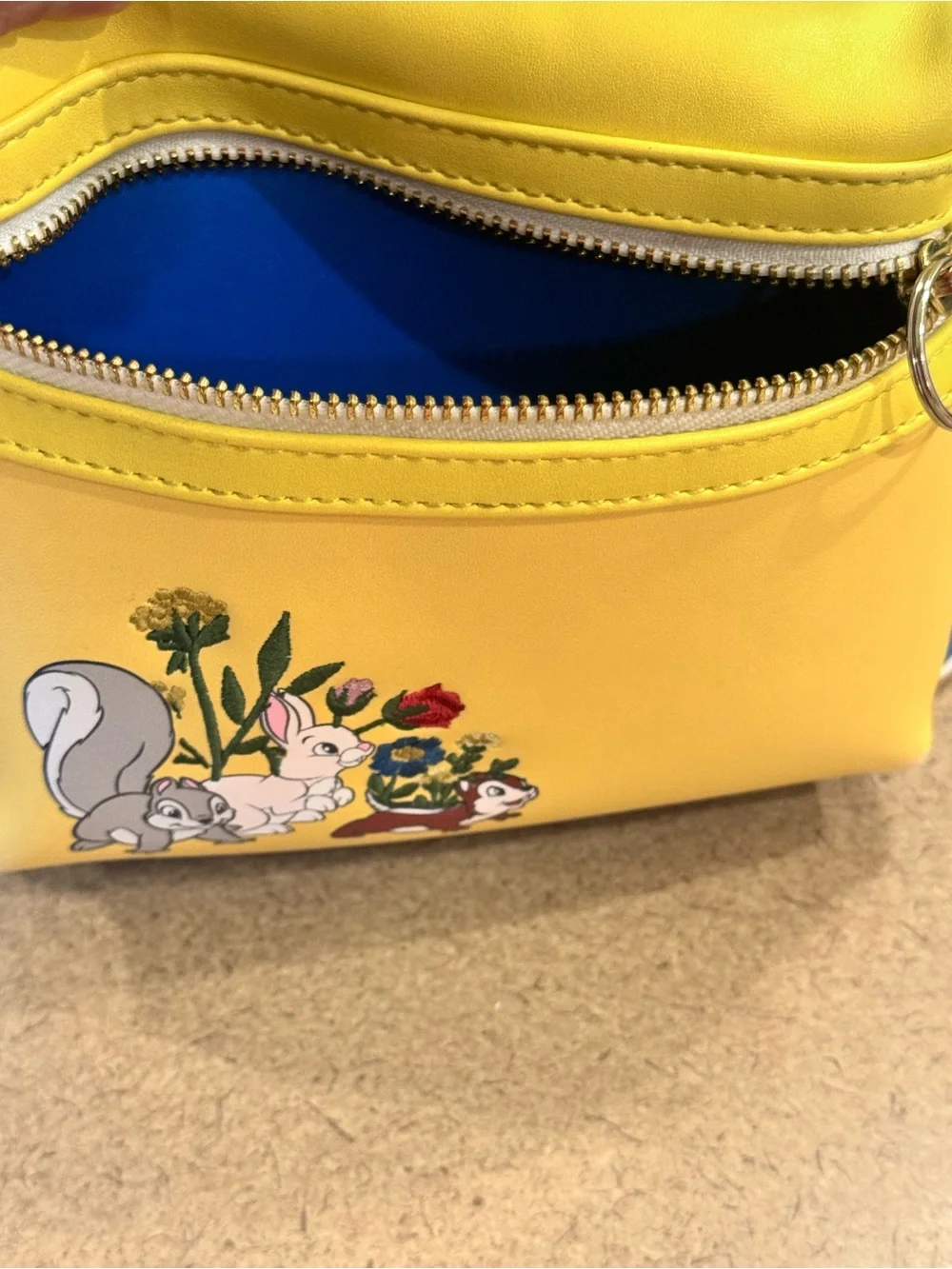 Disney by Loungefly Blue, Yellow & Red Snow White Vegan Leather Mini Backpack